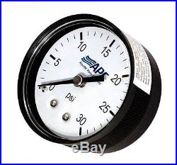 NEW 0-30 PSI Pool Spa Filter Pressure Gauge 2Face 1/4 Rear Mount withFREE SHIP