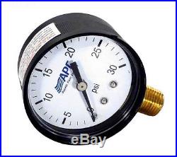 NEW 0-30 PSI Pool Spa Filter Pressure Gauge 2Face 1/4 lower mount withFREE SHIP