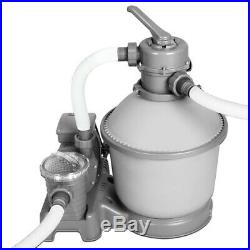 NEW Bestway 58400 Flowclear Pool Water Pump with Sand Filter 1000GPH 3785L/H