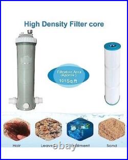NEW DSDecor Pool Cartridge Filter 101 Sq Ft Area High Speed Cartridge Filter