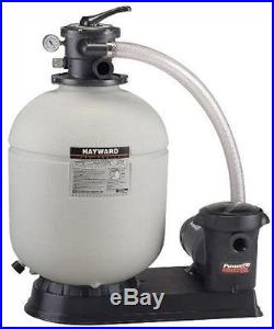 NEW HAYWARD S180T92S PRO-SERIES ABOVEGROUND SAND FILTER With 1 HP POOL PUMP