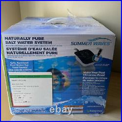 NEW Summer Waves P5E000400 Salt Water System for Above Ground Pools 7,000 Gallon