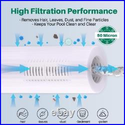 NSF-Certified Pool Filter Replaces Pentair Clean & Clear Plus 420, 4X105 Sq ft NSF-Certified Pool Filter Replaces Pentair Clean & Clear Plus 420, 4X105 Sq ft