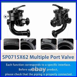 New 2in Side Mount Pro Series SP0715X62 Multiport Backwash Valve for Hayward