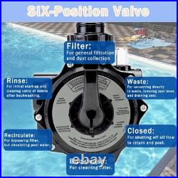 New 2in Side Mount Pro Series SP0715X62 Multiport Backwash Valve for Hayward