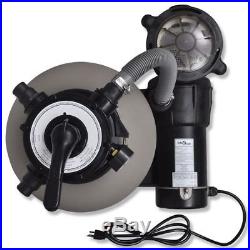 New Above Ground Pool Sand Filter System with Pool Pump 1'2'' Swimming Cleaning