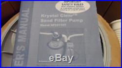 New Intex 1200 GPH Krystal Clear Above Ground Pool Sand Filter Pump Set 28643EG