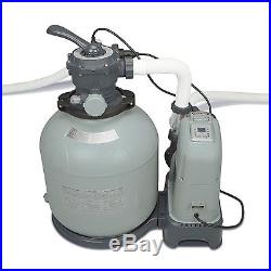 New Intex 120V Krystal Sand Filter Pump & Saltwater System CG-28679 -with E. C. O
