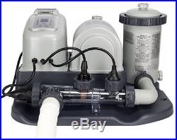 New Intex 54615 Krystal Clear 1,200 GPH Pump and Saltwater System