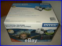 New Intex Krystal Clear Saltwater System salt water clean CG 28669 no warranty