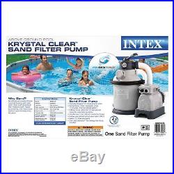 New Intex Sand Filter Pump with GFCI for Pools, 1200-Gallon, 1200 GPH