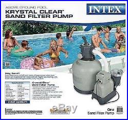 New Intex Sand Filter Pump with GFCI for Pools, 2100-Gallon, 2100 GPH