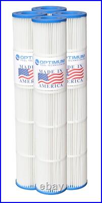 New Pool Filter Cartridge 4 Pack Replacement for Pentair Quad DE 100 USA Made