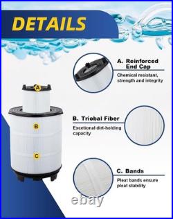 New Pool Filter Cartridge Set for Sta-Rite System 3 S8M150 450 Sq Ft