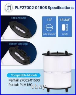 New Pool Pure 27002-0150S Pool Filter Cartridge for Pentair PLM150 24800-0121