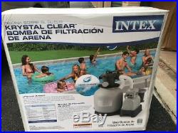 New in Box Intex Krystal Clear Sand Filter Pump for Above Ground Pools