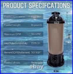 Orvex StarClear C500 Pool Filter Cartridge Replacement 50 Sq Ft New