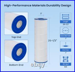 PA106-PAK4 Pool Filter Cartridges, Replacement for Hayward SwimClear C4030, C402