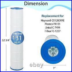 PA131 Pool Filter 4PK Replacement for Hayward SwimClear C5020, C5030, CX1280XRE PA131 Pool Filter 4PK Replacement for Hayward SwimClear C5020, C5030, CX1280XRE