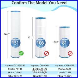 PA131 Pool Filter 4PK Replacement for Hayward SwimClear C5020, C5030, CX1280XRE PA131 Pool Filter 4PK Replacement for Hayward SwimClear C5020, C5030, CX1280XRE