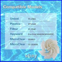 PFS2448 DE Pool Filter Grids 48 Sq. Ft, Compatible with Hayward Pro-Grid DE4820