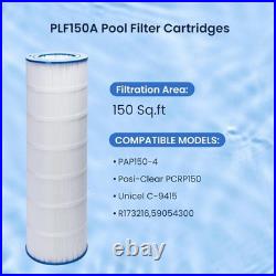 PLF150A Pool Filter Cartridges Replaces Pentair CC150 CCRP150 150 ft 2 PACK
