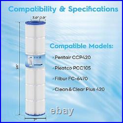 POOLNEAT 4-Pack CCP320 Pool Filter Cartridges Replacement