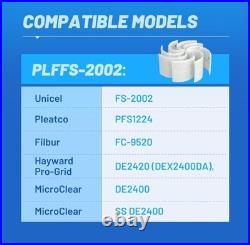 POOLPURE FS-2002 24 Sq. Ft DE Grid Pool Filter St Replace Unicel FS-2002, PFS1224
