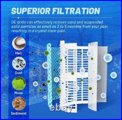 POOLPURE FS-2002 24 Sq. Ft DE Grid Pool Filter St Replace Unicel FS-2002, PFS1224