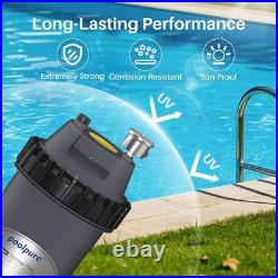 POOLPURE PFT-AF100 Cartridge Pool Filter Tank&Element for Above & Inground Pools