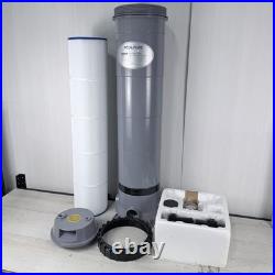 POOLPURE PFT-AF150 Cartridge Pool Filter Tank&Element for Above & Inground READ