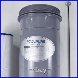 POOLPURE PFT-AF150 Cartridge Pool Filter Tank&Element for Above & Inground READ