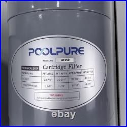 POOLPURE PFT-AF150 Cartridge Pool Filter Tank&Element for Above & Inground READ
