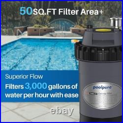 POOLPURE PFT-AF50 Cartridge Pool Filter Tank&Element for Above & Inground Pools POOLPURE PFT-AF50 Cartridge Pool Filter Tank&Element for Above & Inground Pools