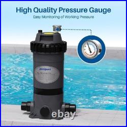 POOLPURE PFT-AF50 Cartridge Pool Filter Tank&Element for Above & Inground Pools POOLPURE PFT-AF50 Cartridge Pool Filter Tank&Element for Above & Inground Pools