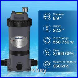 POOLPURE PFT-AF50 Cartridge Pool Filter Tank&Element for Above & Inground Pools POOLPURE PFT-AF50 Cartridge Pool Filter Tank&Element for Above & Inground Pools