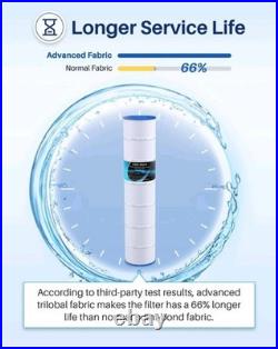 POOLPURE PLF131A Pool Filter Replaces Pleatco PA131-PAK4, Ultral-A2, Hayward POOLPURE PLF131A Pool Filter Replaces Pleatco PA131-PAK4, Ultral-A2, Hayward