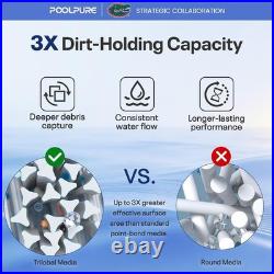 POOLPURE PLFPCC130 CCP520 Pool Filter Cartridges Unicel C-7472 4 PACK POOLPURE PLFPCC130 CCP520 Pool Filter Cartridges Unicel C-7472 4 PACK