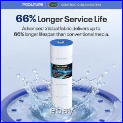 POOLPURE PLFPCC130 CCP520 Pool Filter Cartridges Unicel C-7472 4 PACK POOLPURE PLFPCC130 CCP520 Pool Filter Cartridges Unicel C-7472 4 PACK