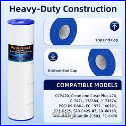 POOLVEFECT PF-07077 Compatible with CCP420 Clean and Clear Plus 420 4 PACK POOLVEFECT PF-07077 Compatible with CCP420 Clean and Clear Plus 420 4 PACK