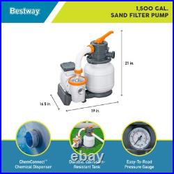 Palmetto Filter Sand, 50 Pound & Bestway Flowclear 1500 Gallon Sand Filter Pump Palmetto Filter Sand, 50 Pound & Bestway Flowclear 1500 Gallon Sand Filter Pump