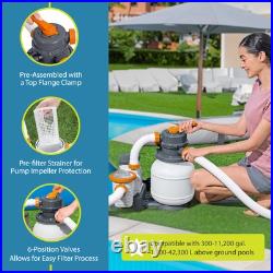 Palmetto Filter Sand, 50 Pound & Bestway Flowclear 1500 Gallon Sand Filter Pump Palmetto Filter Sand, 50 Pound & Bestway Flowclear 1500 Gallon Sand Filter Pump