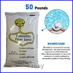 Palmetto Filter Sand, 50 Pound & Bestway Flowclear 1500 Gallon Sand Filter Pump Palmetto Filter Sand, 50 Pound & Bestway Flowclear 1500 Gallon Sand Filter Pump