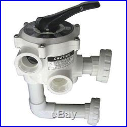 Pentair 18201-0200 ABS 6-Position Valve with Union Connections