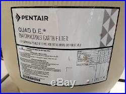 Pentair 188593 Quad D. E. 80 sq ft In-ground Filter With filters READ AD