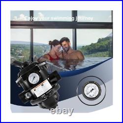 Pentair 262506 1-1/2-Inch 6-Way Clamp Style Valve Replacement Pool and Spa Sand