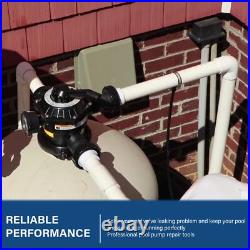 Pentair 262506 1-1/2-Inch 6-Way Clamp Style Valve Replacement Pool and Spa Sand