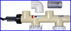 Pentair 263064 PVC Push Pull Slide Valve, 7 1/2 Inch Centerline, Almond, For D. E