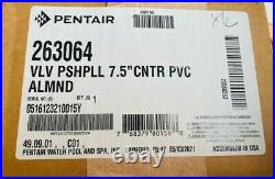 Pentair 263064 PVC Push Pull Slide Valve Almond, For D. E. And Sand Filters OEM