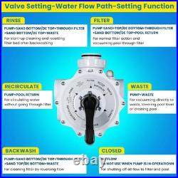 Pentair 2 Multiport Valve 7.5 Centers for Triton and Quad Filters 261055